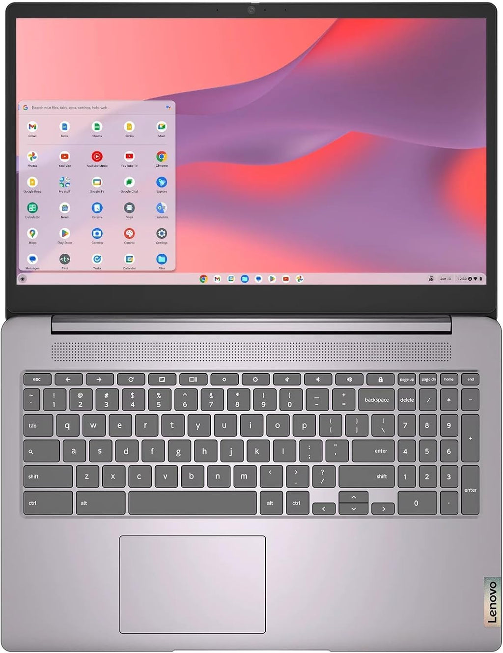 Lenovo IdeaPad 3i Chromebook 15.6' FHD Laptop, Intel Celeron N4500, 4GB Memory, 64GB eMMC, Chrome OS, Artic Grey, 82N4004NUS (Renewed)