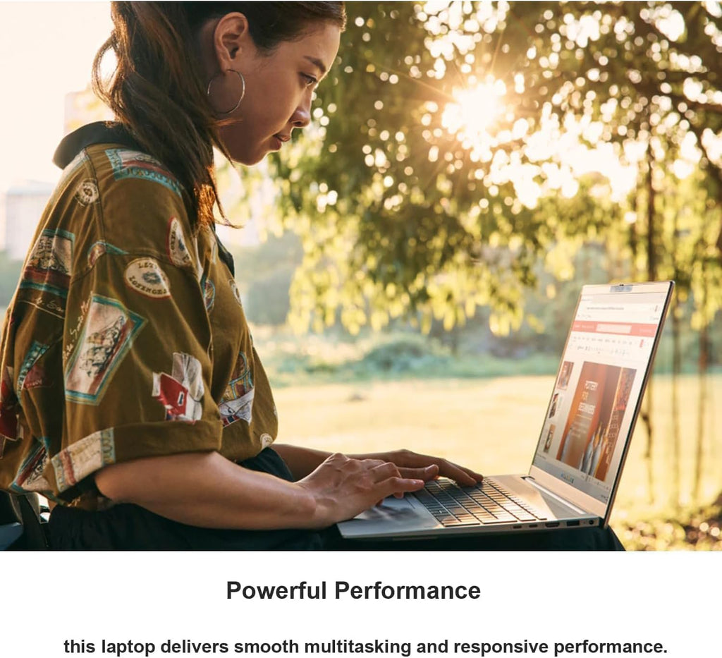 HP New 15.6 inch Laptop Computer, 2025/2026 Edition, Intel High-Performance 4 cores N100 CPU, 32GB RAM, 1TB SSD, Ultra-Quiet Design, Long Battery Life, Windows 11 Pro with Microsoft Office