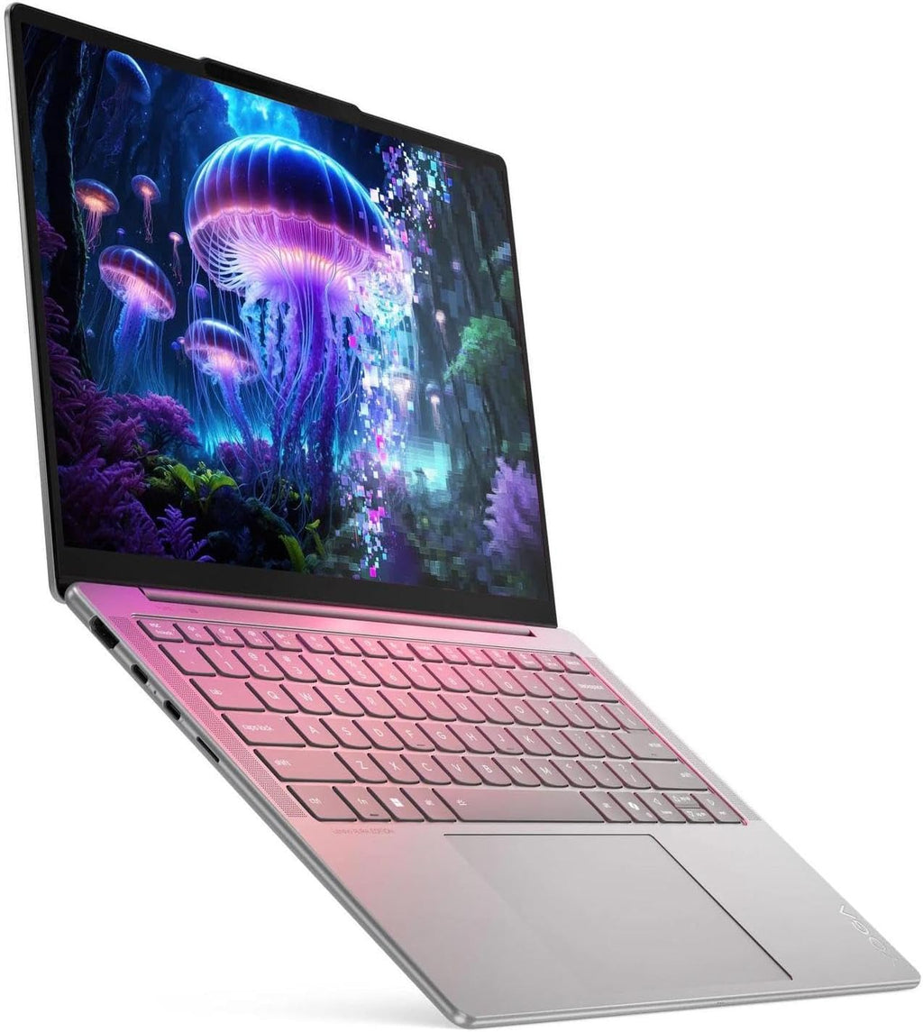 Lenovo 2025 Slim 7i Aura Edition Copilot+ PC with Intel Core Ultra 7 258V Processor, 14' 100% DCI-P3 OLED Touchscreen, 32GB LPDDR5X-8533MT/s Memory, 1TB SSD, Wi-Fi 7, 5MP RGB+IR Cam, and Win 11 Pro