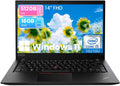 Lenovo Thinkpad T14s 14' Notebook PC Windows 11 Pro, Intel Core i5-10310U up to 4.4GHz, 16GB RAM, 512GB SSD, CAM, Type-C, FHD Laptop (Renewed)
