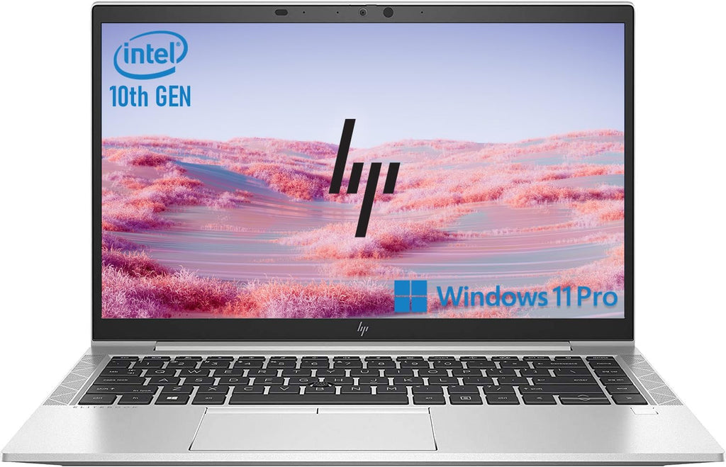 HP EliteBook 840 G7 14' FHD Laptop, Quad-Core i5-10310U, 16GB DDR4 RAM, 256GB SSD, Backlit Keyboard, HDMI, Windows 11 Pro (Renewed)