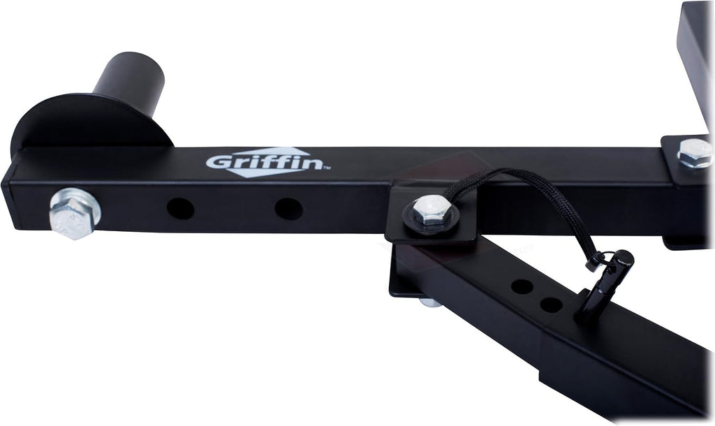 GRIFFIN 6-Pack PA Speaker Wall Mount Bracket Stands (All-SteelPRO Edition) – Audio Speaker Pole Holder – Securing Locking Pin & 3 Horizontal Level Tilt Adjustments – DJ On Stage Studio Monitor Holders
