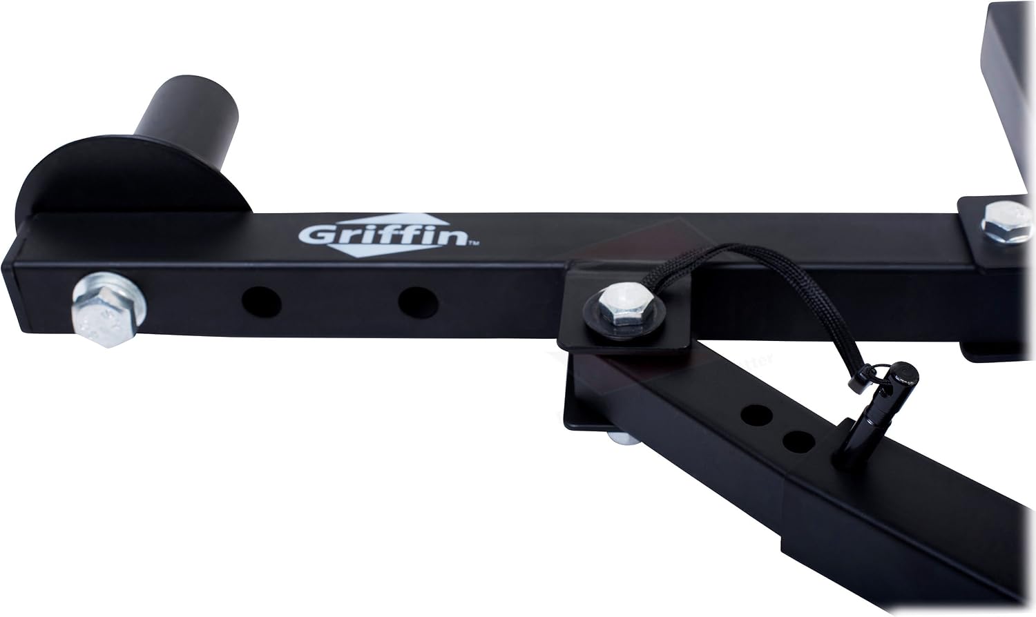 GRIFFIN 6-Pack PA Speaker Wall Mount Bracket Stands (All-SteelPRO Edition) – Audio Speaker Pole Holder – Securing Locking Pin & 3 Horizontal Level Tilt Adjustments – DJ On Stage Studio Monitor Holders