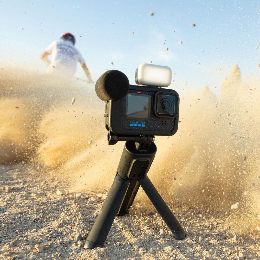 GoPro HERO12 Black - Waterproof Action Camera with 5.3K60 Ultra HD Video, 27MP Photos, HDR, 1/1.9' Image Sensor, Live Streaming, Webcam, Stabilization