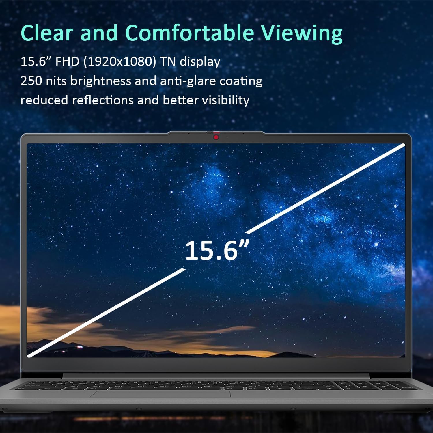 Lenovo IdeaPad Slim 3 15.6 Laptop | 2025/2026 Edition | AMD Ryzen 7 7730U (Beats Intel Ultra 7 255U) | FHD Screen (1920 x 1080) | 16GB RAM | 1TB PCIe SSD | WiFi-6 | Ethernet RJ-45 | Windows 11