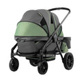 Evenflo Pivot Xplore Dreamz All-Terrain Stroller Wagon with Bassinet Insert (Voyager Green)