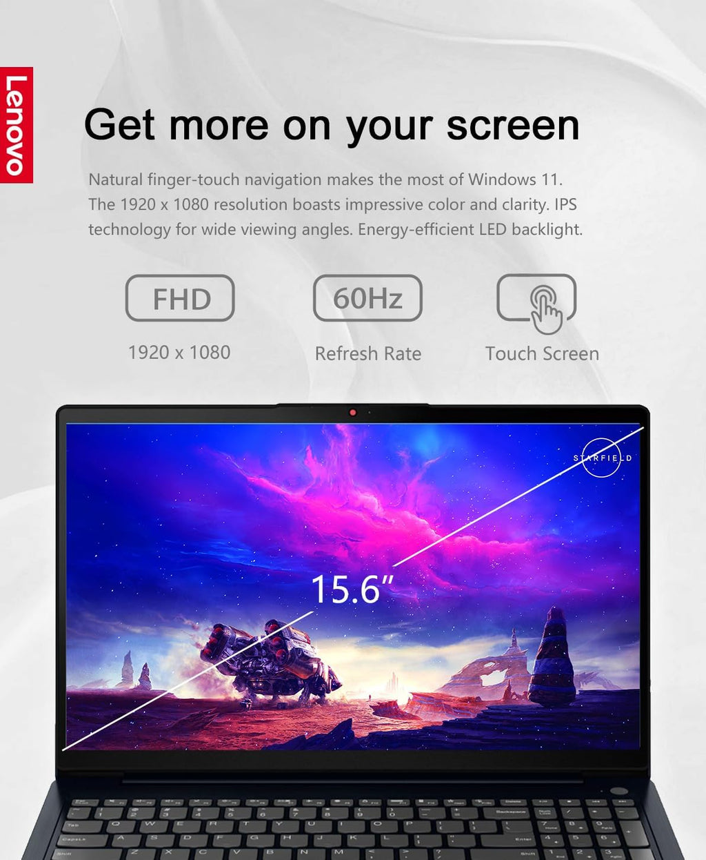 Lenovo Ideapad 3i 15.6 FHD Touchscreen Business & Home Laptop, Intel Core i5-1155G7 Processor, 16GB DDR4 RAM, 512GB SSD, Webcam, Wi-Fi, HDMI, Bluetooth, Windows 11, Abyss Blue, W/GaLiMu