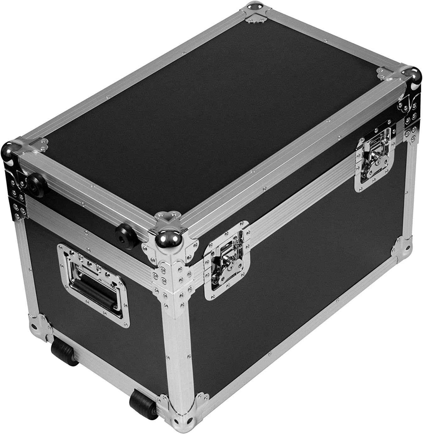 Rolling PartyFX ProX Multipurpose Locking Flight Case w/Rubber Lining and Handle