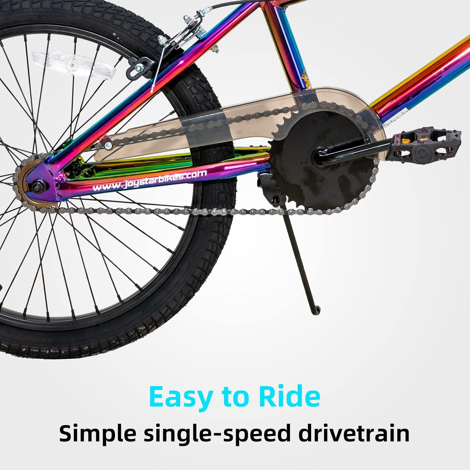 JOYSTAR 20 Inch Kids BMX Bike for Boys and Girls Age 7-12 | Freestyle Bicycle for Beginner Level Riders with Dual Hand Brakes & 2 Pegs | 20' Kids Bike