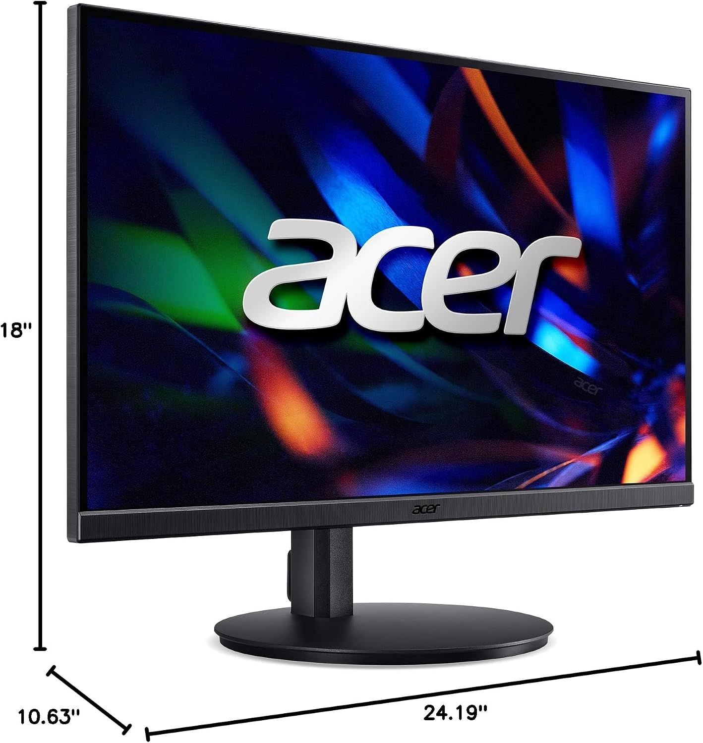 acer 27 Inch 4k IPS Monitor for Home, Office & Creators | 99% sRGB Color Accuracy | 90w USB-C Port Charges and Connects | Adjustable Height, Tilt, Swivel, Pivot | USB-C, DP & HDMI | CB272K
