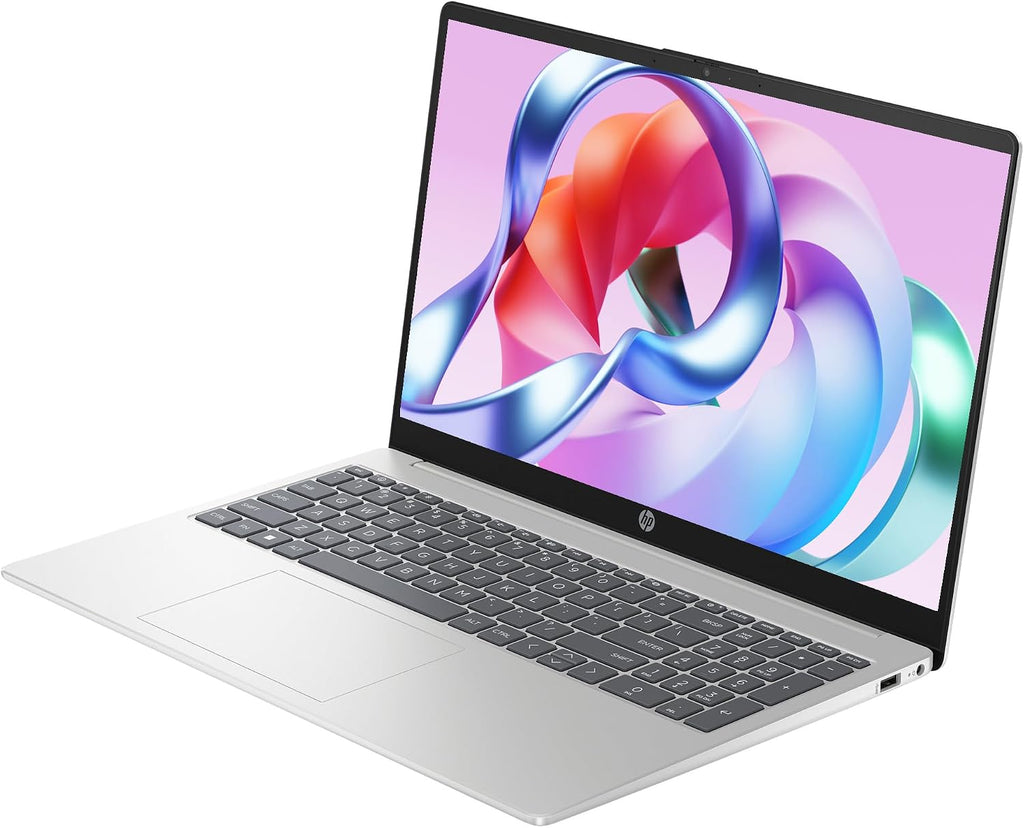 HP 15 Laptop, Intel i7-1355U, 16 GB DDR4 RAM, 2 TB PCIe SSD, 15.6' FHD (1920x1080) Touchscreen, Iris Xe Graphics, W11 Home, Natural Silver