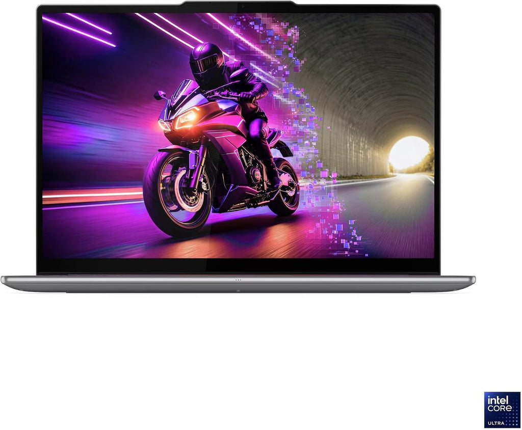 Lenovo Yoga Pro 9i 16 Laptop, Intel Ultra 9-285H, 16' 2.8K WQXGA+ (2880x1800) OLED Touch, 32GB LPDDR5x RAM 2TB SSD, GeForce RTX 5050, WiFi7, Backlit KB, Win11, Luna Grey, w/2TB USB Drive, W/GaLiMu