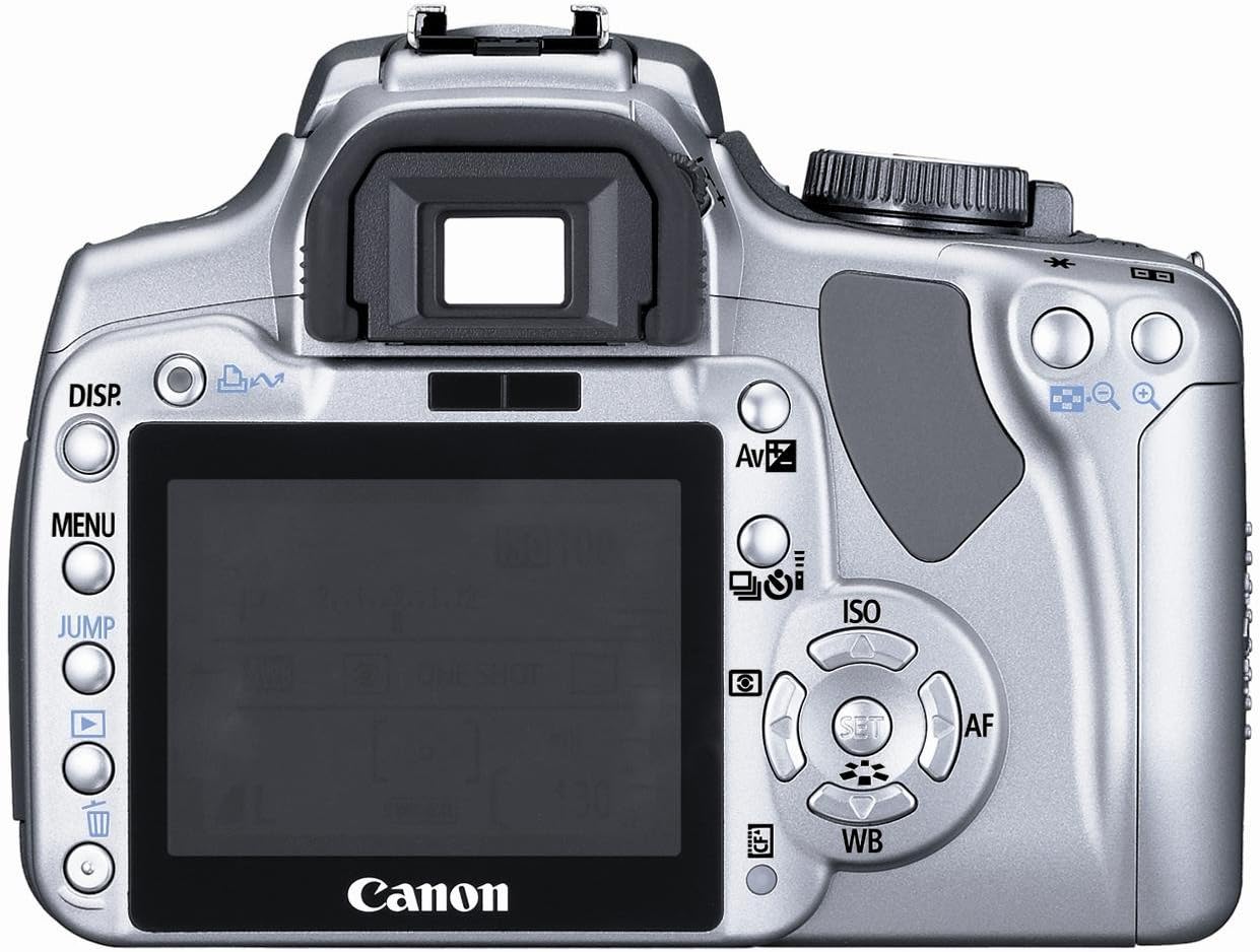 Canon Rebel XTi DSLR Camera with EF-S 18-55mm f/3.5-5.6 Lens (Silver) (OLD MODEL)