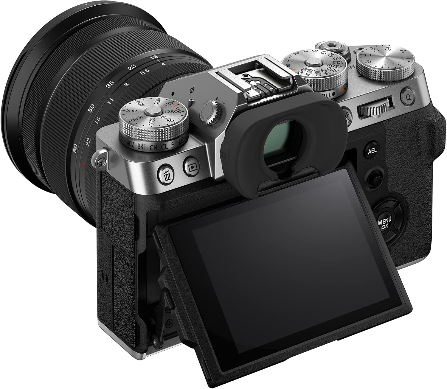 FUJIFILM X-T5 Mirrorless Digital Camera XF16-80mm Lens Kit - Silver