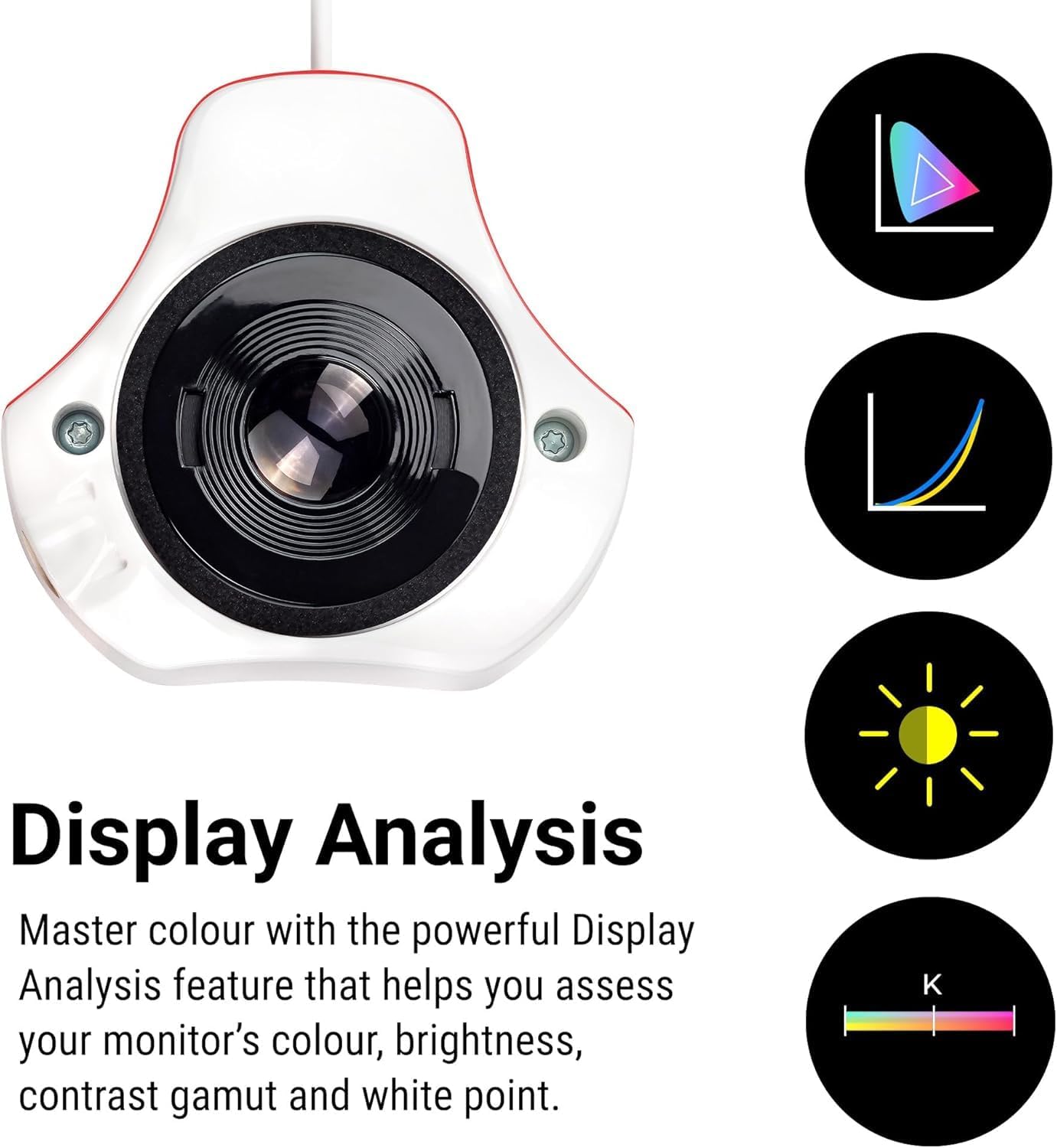 datacolor Spyder - Monitor Calibrator for Graphic Designers, Photographers, and Content Creators, Shows You True Colors, Works on OLED Monitors & LED Screens, Easy-to-Use Color Calibration Tool