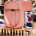 3D Nail Printer Robot Nail Painting Machine Smart Printer - Digital Intelligent Art Printers for Kids/Nails Salon/Manicure/Nails Lovers, Over 1000 Pictures, 20s Done, No Skills Needed Pink