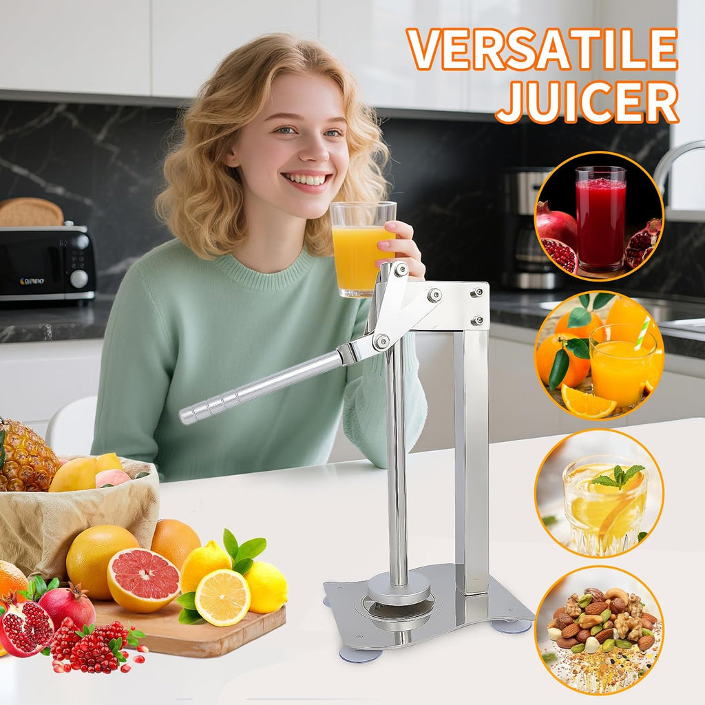 Manual desktop heavy duty lemon smasher orange juicer lemon squeezer citrus juicer fruit crusher lime extractor nut grinder for fruit and nuts（WN014)