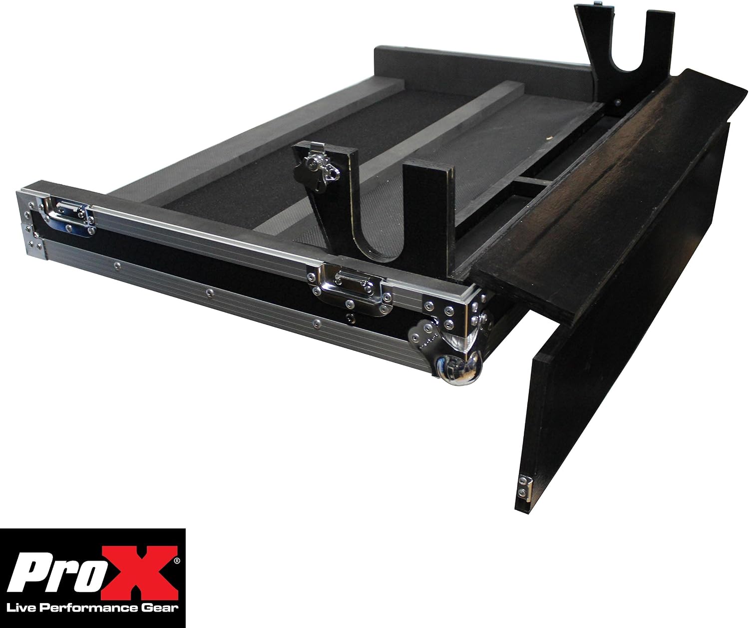 ProX XS-AHQU32DHW ATA Digital Audio Mixer Flight Case for Allen & Heath QU-32 Console with Doghouse compartment and Caster wheels