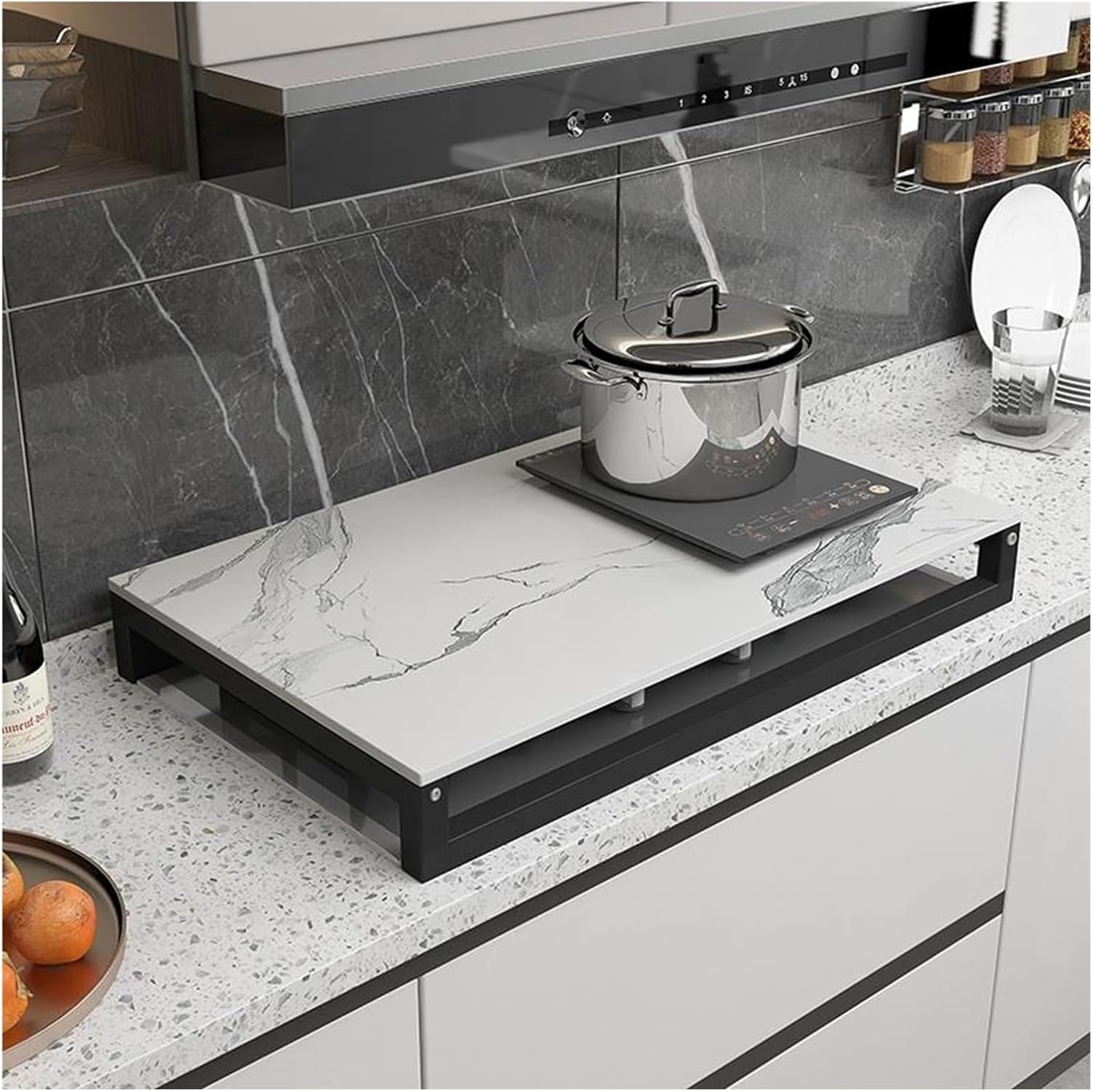 Gas Stove Cover Board 30 Inch Burner Covers For Electric Stove High-temperature resistant Fireproof Insulating properties(B,40x50x9.6 CM)