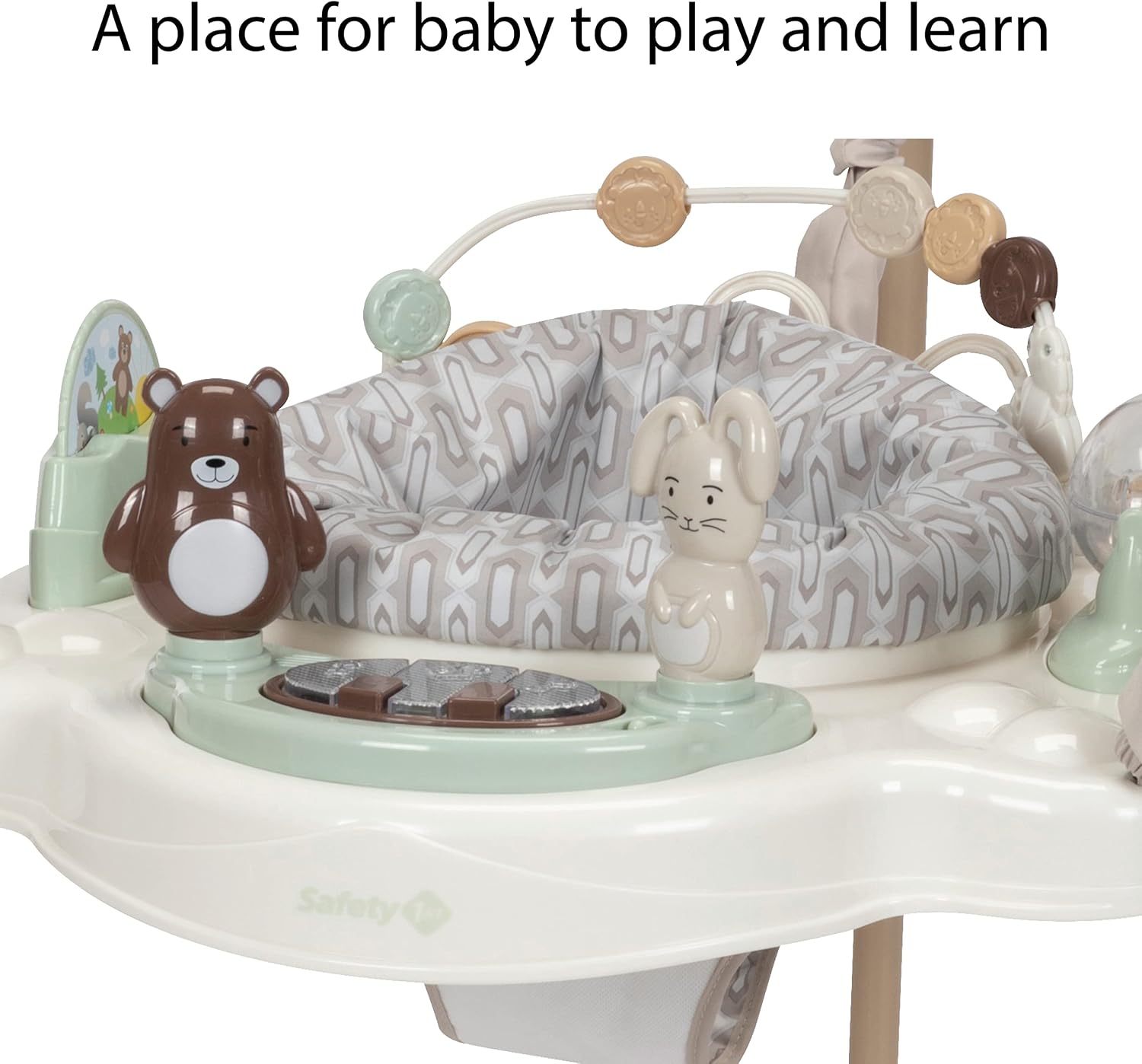 Safety 1st Bob-and-Twist Activity Center, 3-in-1 Play Center, Bouncer, and Jumper, Dunes Edge