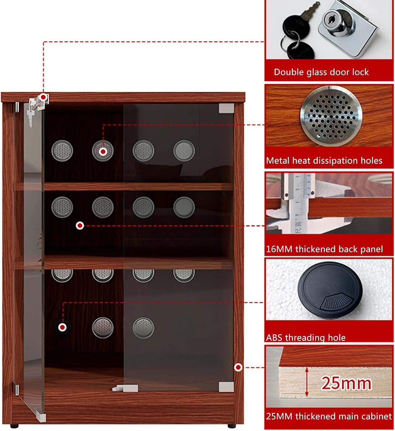 3-Layer Black AV Rack, Audio Cabinet, Media Console, Living Room, 68' x 64' x 27'