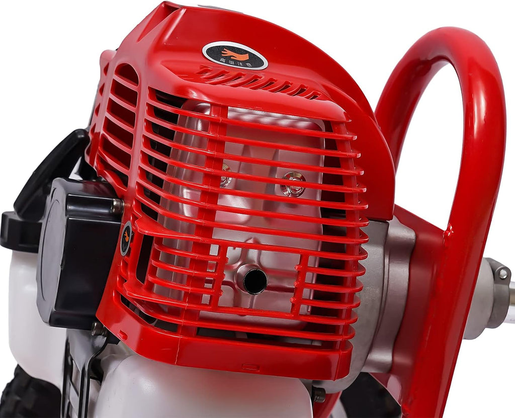 49CC 2-Stroke Gas Mower Grass Trimmer for Garden,Hand Push Weeding Machine Grass Cutter Garden Tool,Portable Multifunction Gas Brush Cutter String Trimmer for Yard