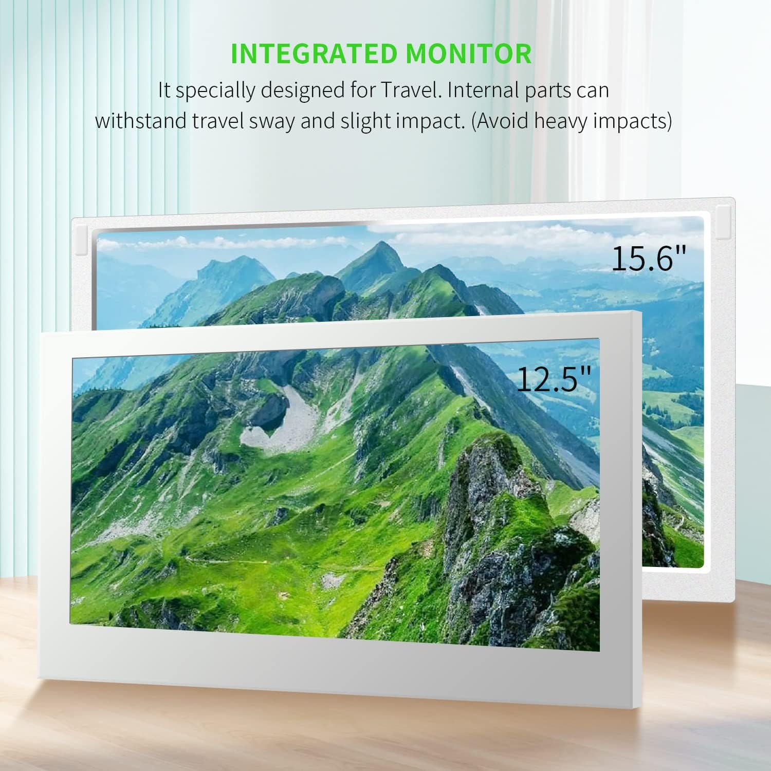 G-STORY 15.6' Portable Monitor for Xbox Series S 4K Portable Gaming Monitor IPS Screen for Xbox Series S（not Included） with Two HDMI, HDR, Freesync Game Mode Travel Monitor