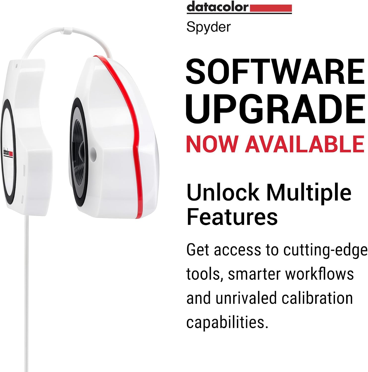 datacolor Spyder - Monitor Calibrator for Graphic Designers, Photographers, and Content Creators, Shows You True Colors, Works on OLED Monitors & LED Screens, Easy-to-Use Color Calibration Tool