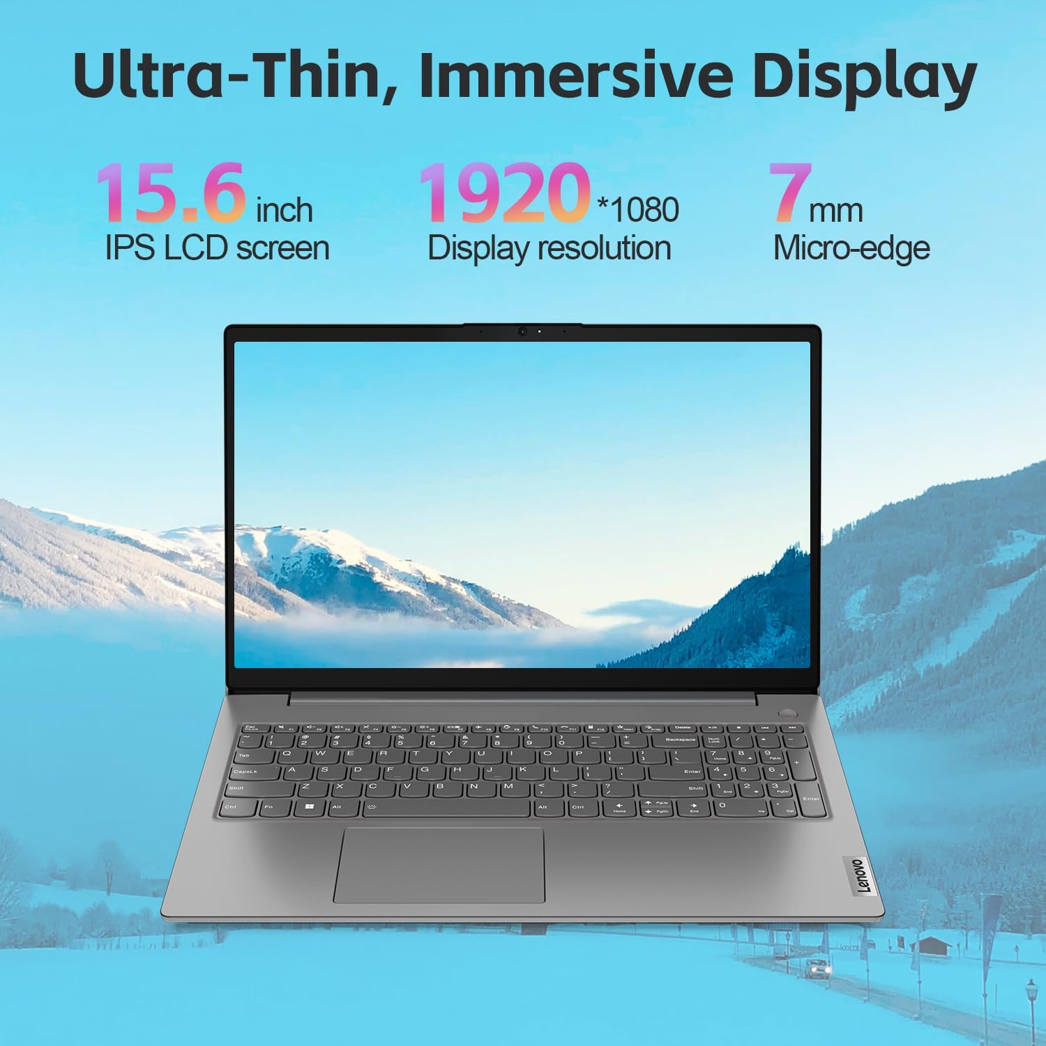 Lenovo Laptop V15 for Business (15.6' FHD Anti-Glare, Intel i7-1255U, 16GB RAM, 512GB PCIe SSD), Numeric Keypad, Type-C, Ethernet, Wi-Fi, Webcam, Military Grade, Win 11 Pro (Renewed)