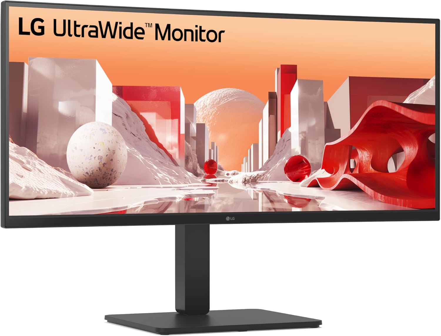 LG 34U65ZA-B UltraWide 34-Inch 3800R Curved Monitor QHD (3440 x 1440) IPS, Built-in Power, 3800R, HDR10, HDMI, DisplayPort, USB Type-C 90W PD, Built-in Speaker, Tilt/Height/Swivel Stand, Black