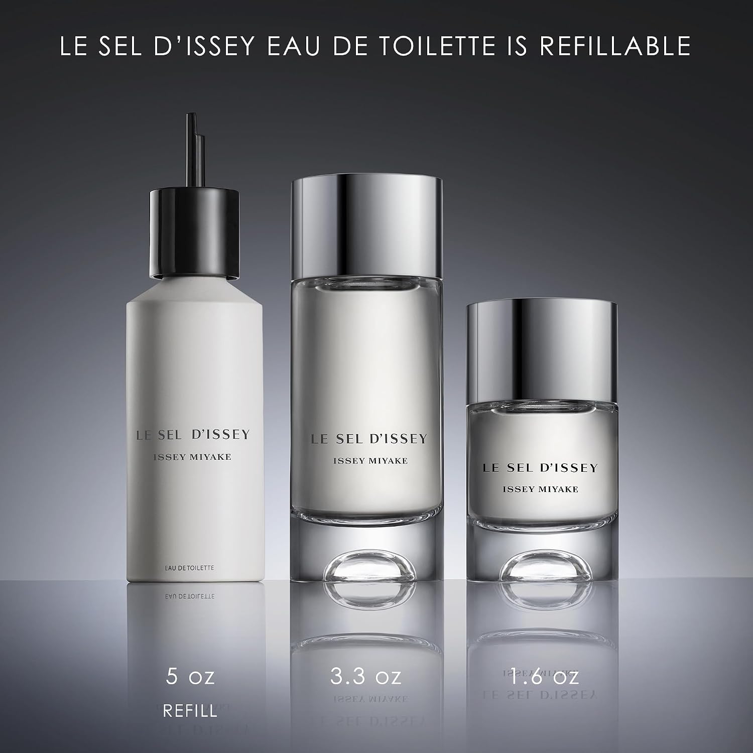Issey Miyake Le Sel d'Issey Eau de Parfum - Warm Woody Marine Dry Amber Fragrance for Men - Salt Accord, Cedarwood, Marine Seaweed, Incense