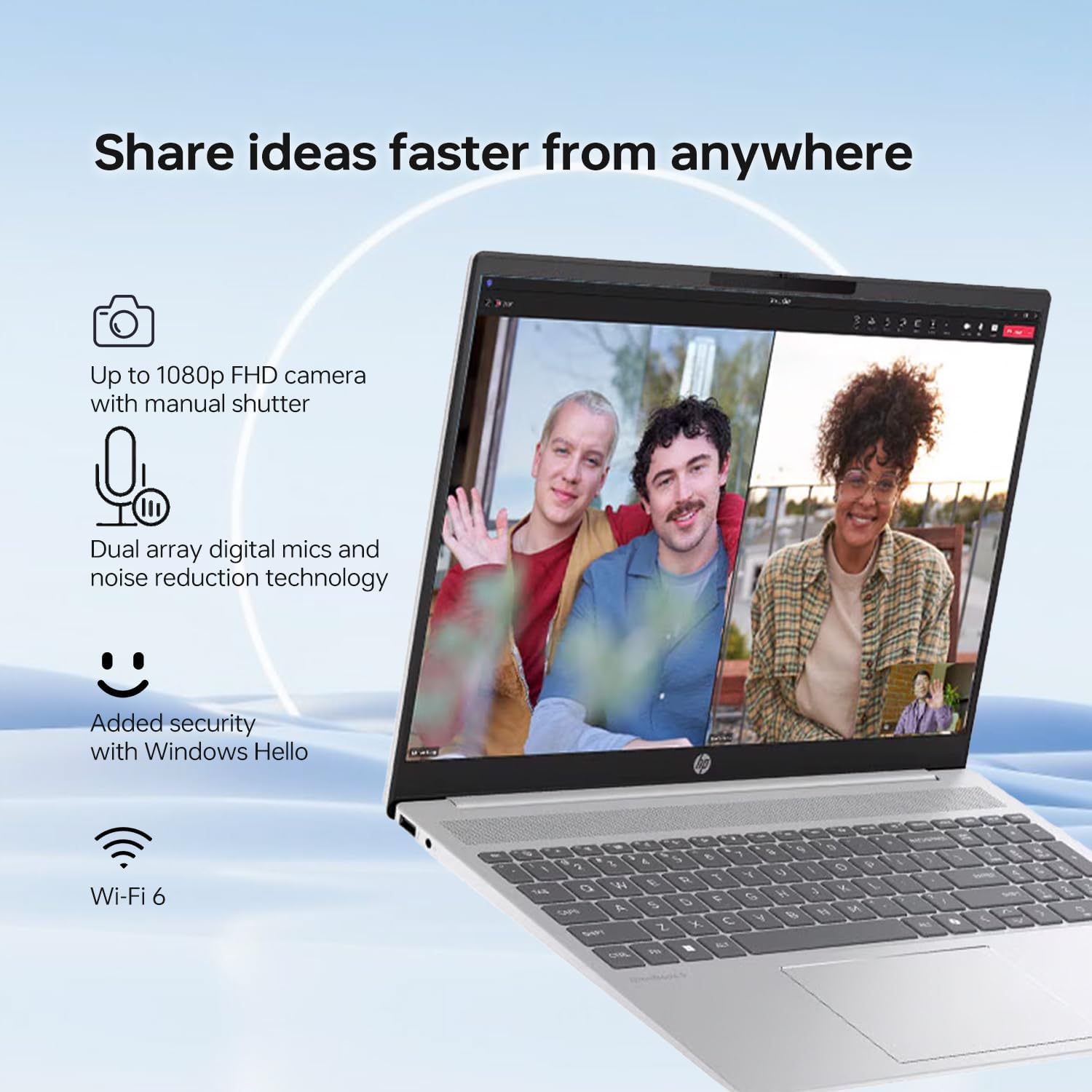 HP Business Copliot AI Business Laptop, 17.3' Touchscreen, Intel Core i5-1334U, 16GB RAM, 1TB SSD, Wi-Fi 6, Win11 Home, Backlit Keyboard, Webcam, Fingerprint Reader, Bundle with PCO Laptop Cooler