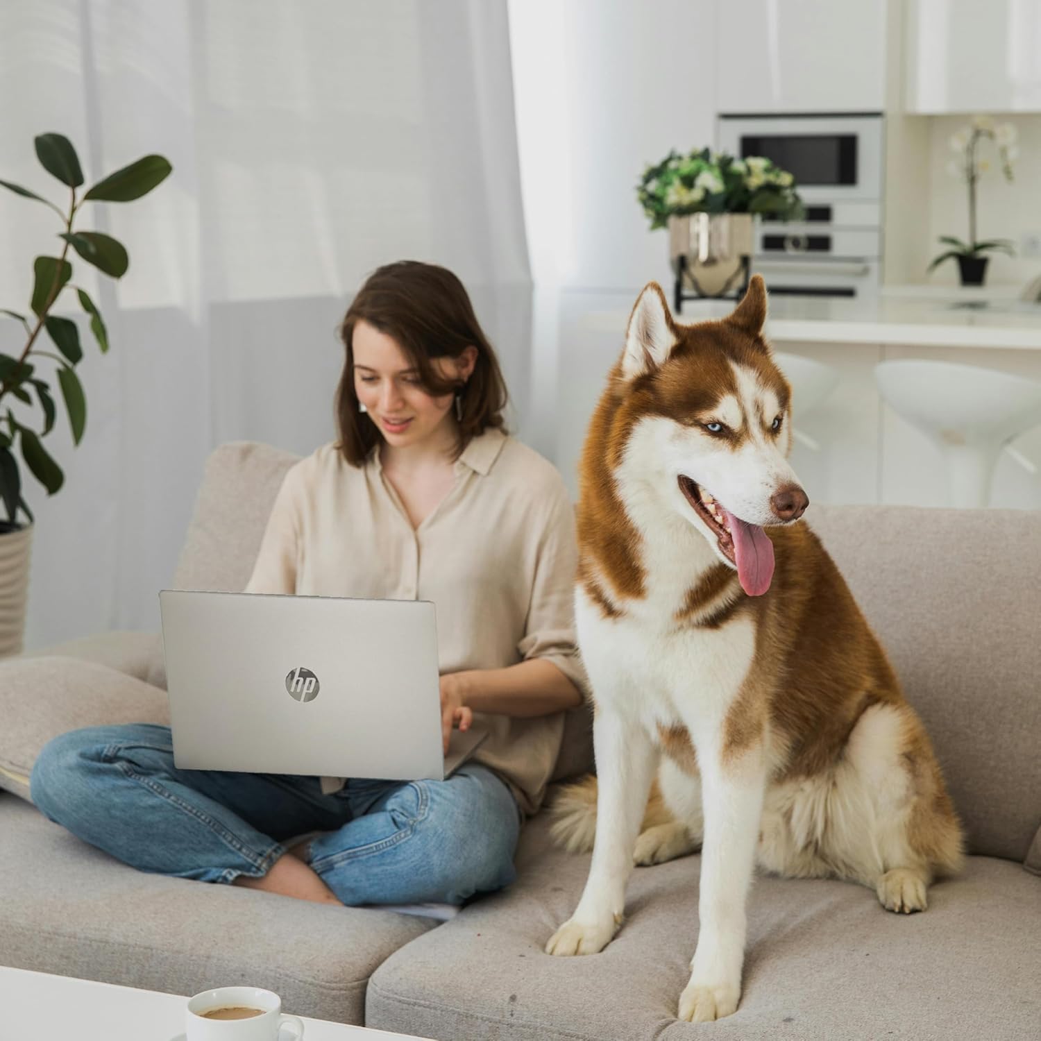 HP New 15.6 inch Laptop Computer, 2025/2026 Edition, Intel High-Performance 4 cores N100 CPU, 32GB RAM, 1TB SSD, Ultra-Quiet Design, Long Battery Life, Windows 11 Pro with Microsoft Office