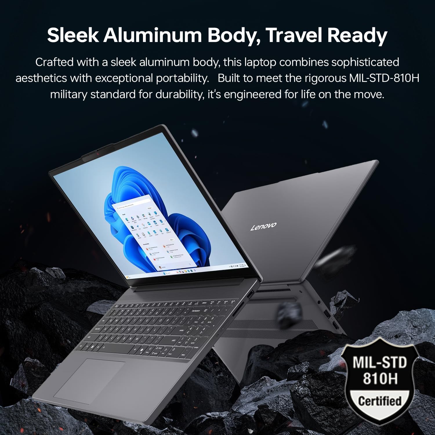 Lenovo IdeaPad Slim 3 Business Laptop, 15.3' FHD+ 1920×1200, Intel Core i7-13620H, 8GB DDR5 RAM, 512GB SSD, Wi-Fi 6, W11P, AI & Copilot Enabled PC, Bundle with PCO Laptop Cooler & Thunderobot Mouse