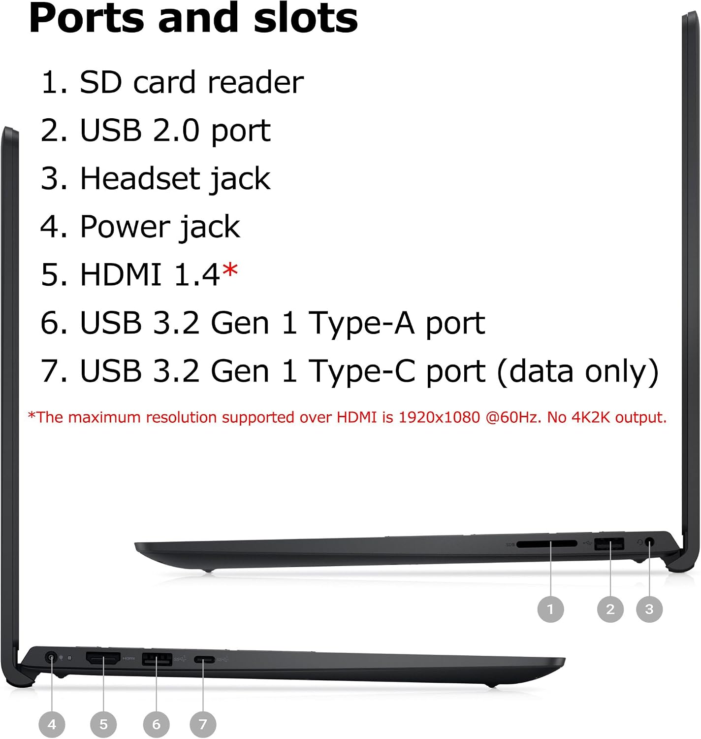 Dell Inspiron 15 15.6' Touchscreen FHD Laptop Computer, 8-Core AMD Ryzen 7 7730U (Beat i7-1365U), 16GB DDR4 RAM, 512GB PCIe SSD, WiFi, Bluetooth, Type-C, HDMI, Carbon Black, Windows 11 Pro