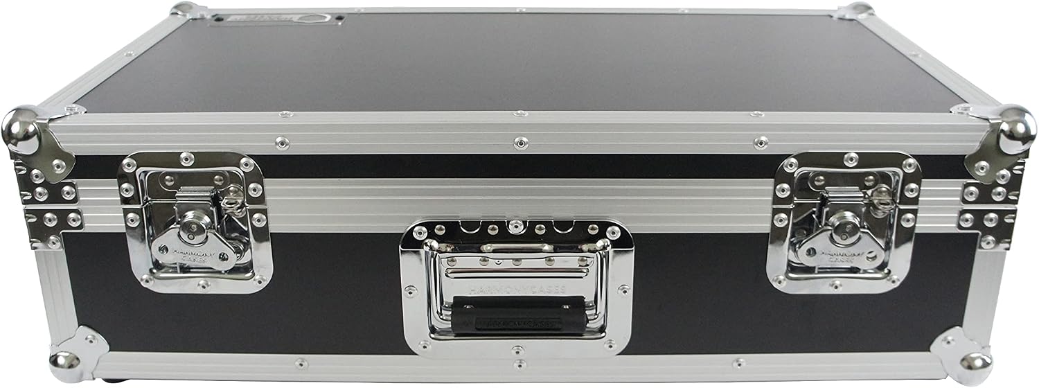 Harmony Audio Cases HCTPB24 Compatible With Guitar Effect Pedals Custom Hard ATA Flight 24' Pedal Board Case
