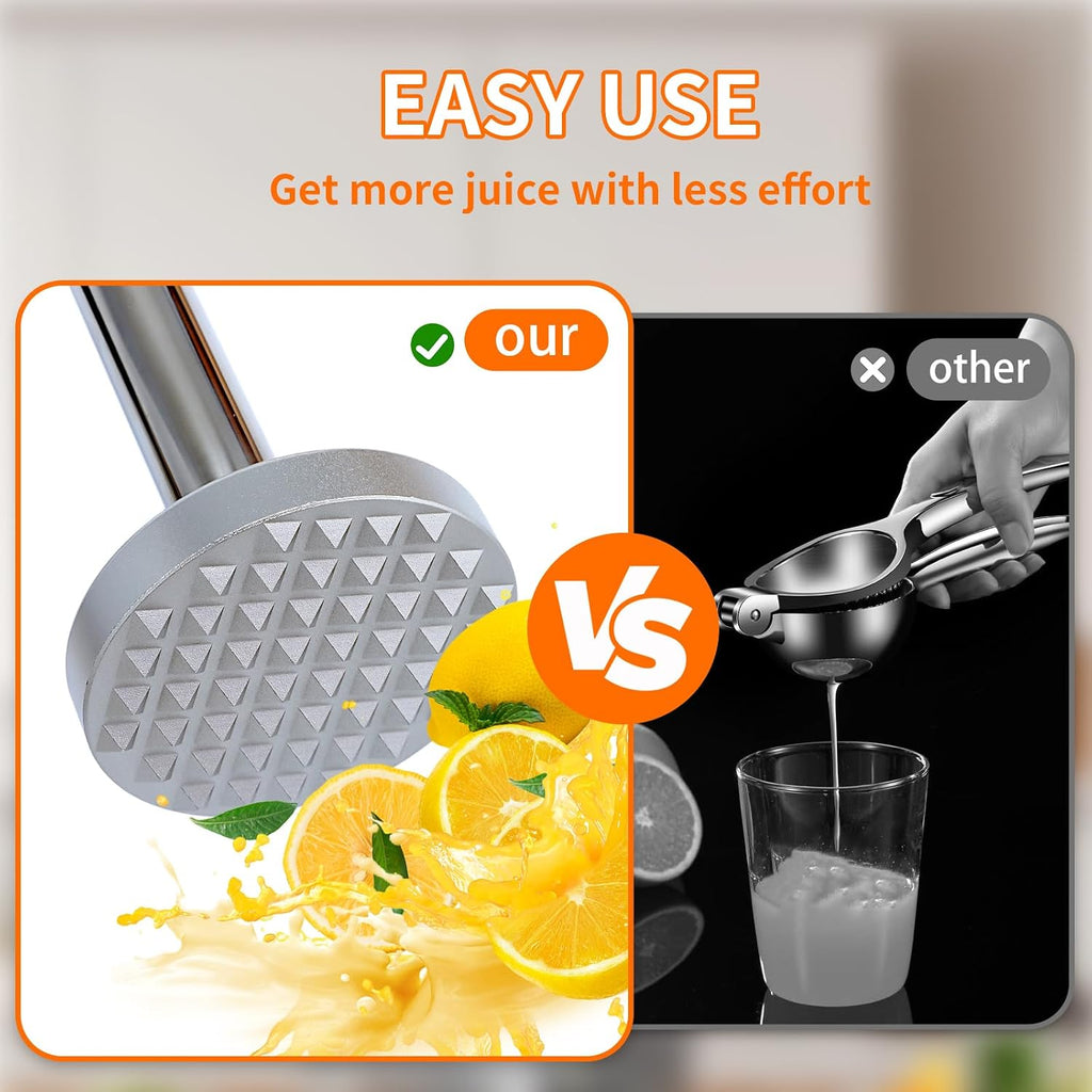 Manual desktop heavy duty lemon smasher orange juicer lemon squeezer citrus juicer fruit crusher lime extractor nut grinder for fruit and nuts（WN014)
