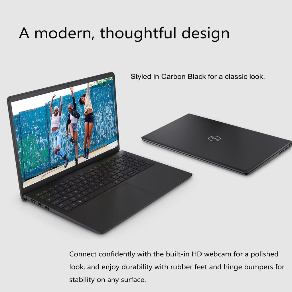 Dell Inspiron 3000 Series 3520 Laptop, 15.6' FHD Touchscreen, Intel Core i5-1155G7, 8GB DDR4 RAM, 512GB PCIe SSD, Webcam, SD Card Reader, Wi-Fi, Windows 11 Home, Black