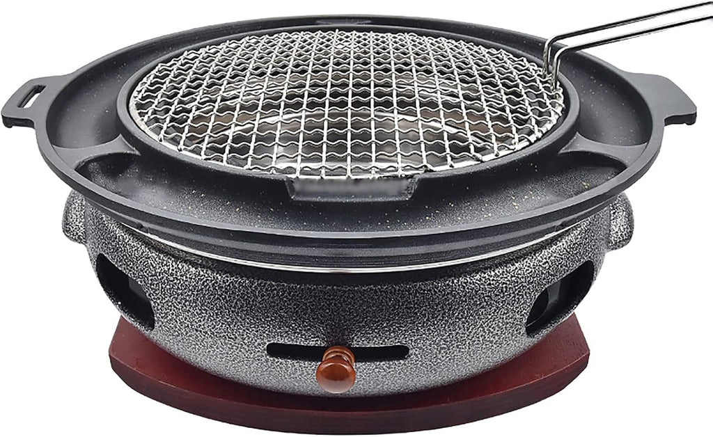 BBQ Barbeque Barbecue Grill, BBQ, Multifunctional Smokeless Charcoal Grill, Household Korean BBQ Grill, Split Design, Outdoor/Indoor (Color : G)