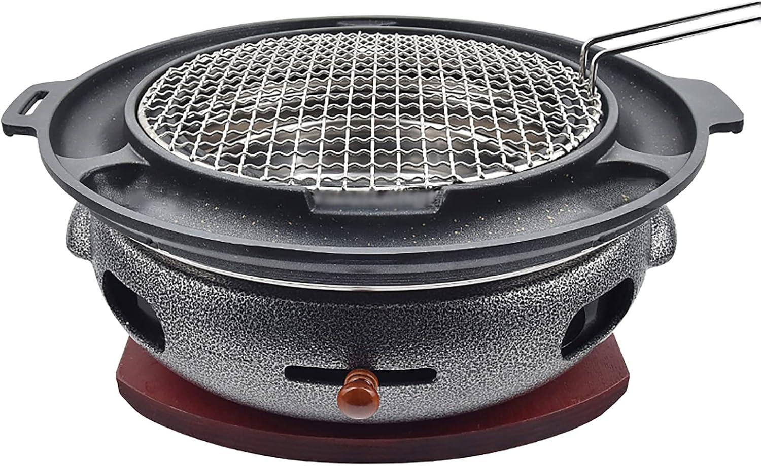BBQ Barbeque Barbecue Grill, BBQ, Multifunctional Smokeless Charcoal Grill, Household Korean BBQ Grill, Split Design, Outdoor/Indoor (Color : G)