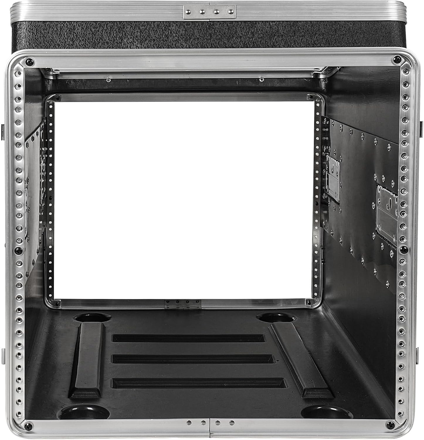 Sound Town Lightweight and Compact 8U ATA ABS Rack Case, with Slant Mixer Top, 21' Depth, 10U Top and 8U Side Spaces (STMR-A10X8U)