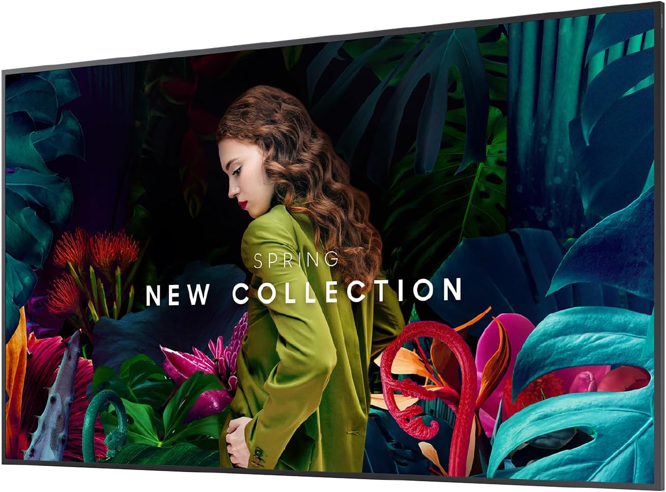 Samsung 50' Commercial UHD Signage, 28.5mm Depth, Dynamic Crystal Color, Quantum Processor Lite 4K, Ultra Slim, Home UI, Centered VESA Holes, 3-Year Warranty, LH50QBCEBGCXGO