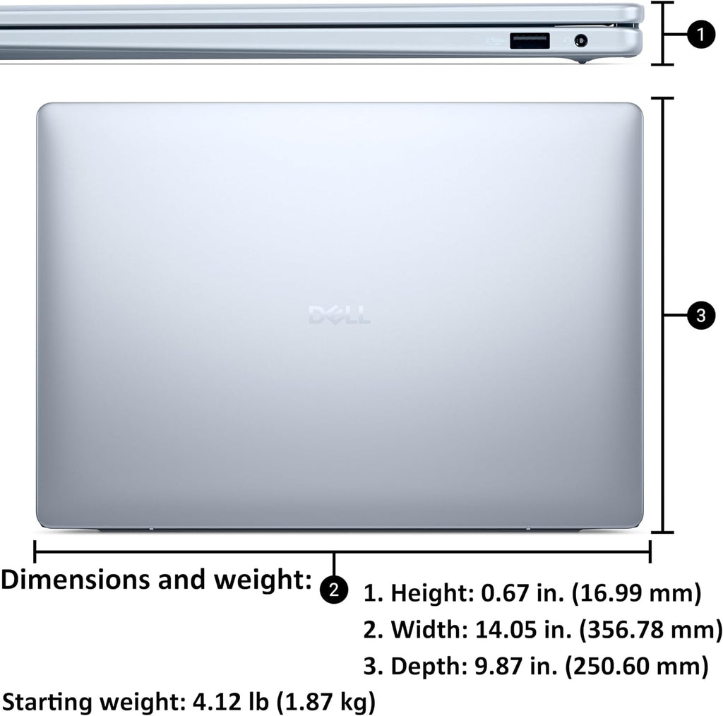 Dell 16 Plus Touchscreen Laptop Computer, Intel Core Ultra 9 288V, 32GB LPDDR5X RAM, 1TB PCIe SSD, WiFi 7, Backlit Keyboard, Windows 11 Home