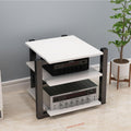 Modern 3-Tier Wooden AV Stand - Stylish Corner Cabinet for Home/Office/Theater, Storage for CD Players & Audio Equipment, Functional & Sleek Design