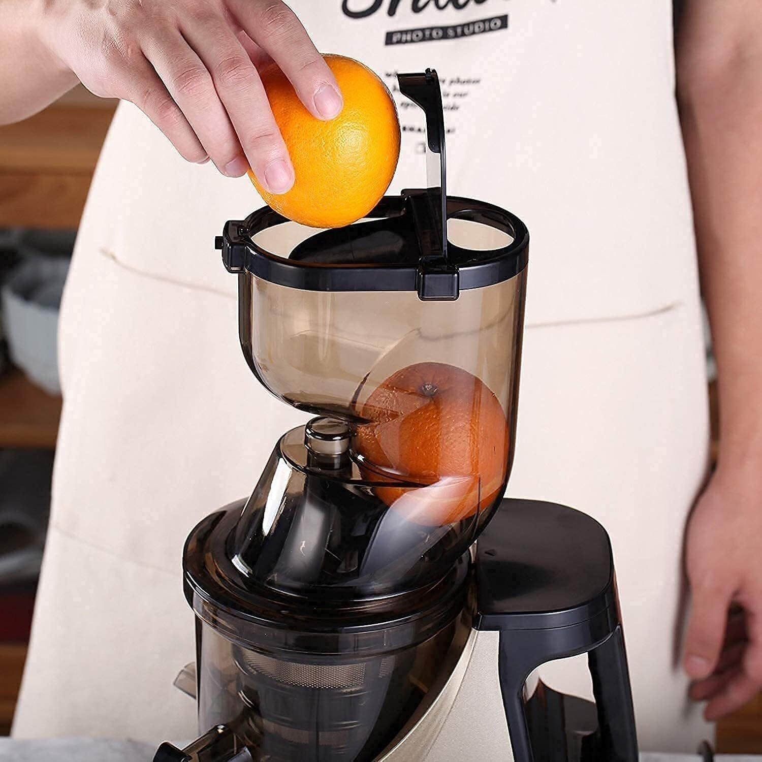 Juicer Machines,Slow Press Machine Masticating Juice Extractor With 3'' Wide Chute for Fruit And Vegetable