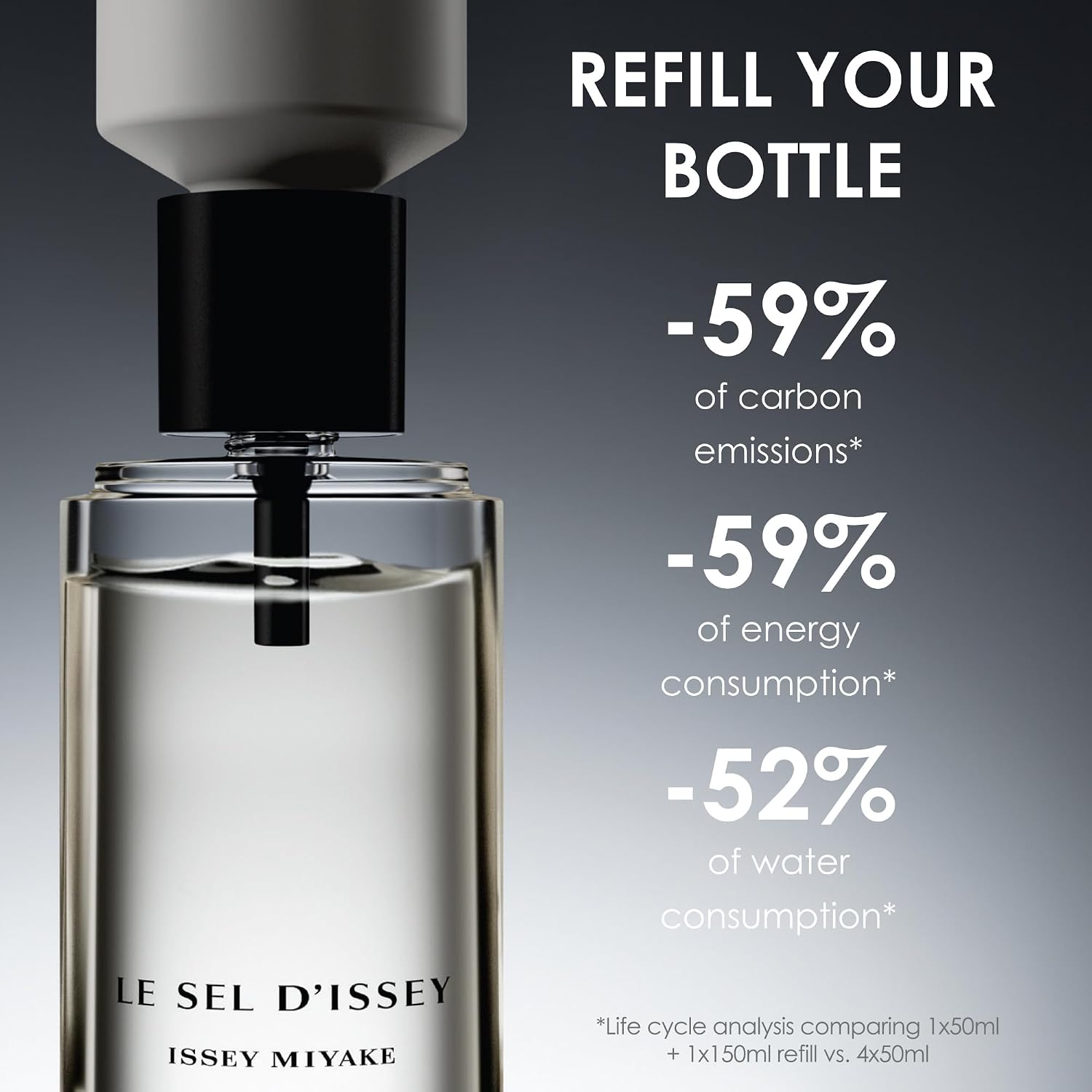 Issey Miyake Le Sel d'Issey Eau de Parfum - Warm Woody Marine Dry Amber Fragrance for Men - Salt Accord, Cedarwood, Marine Seaweed, Incense