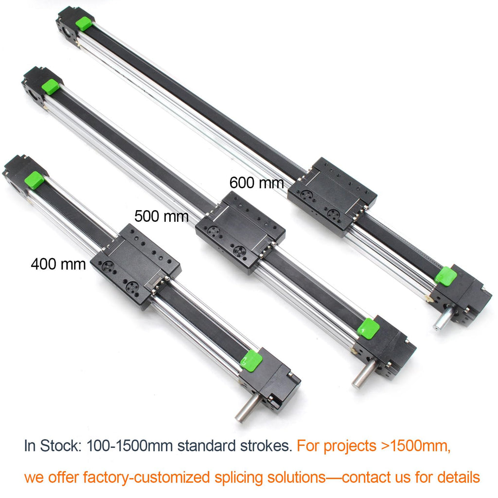 High Speed 300 MM 12 INCH Stroke Belt Drive Linear Guide Rail Motion Slide Actuator Module for CNC Linear Position Kit