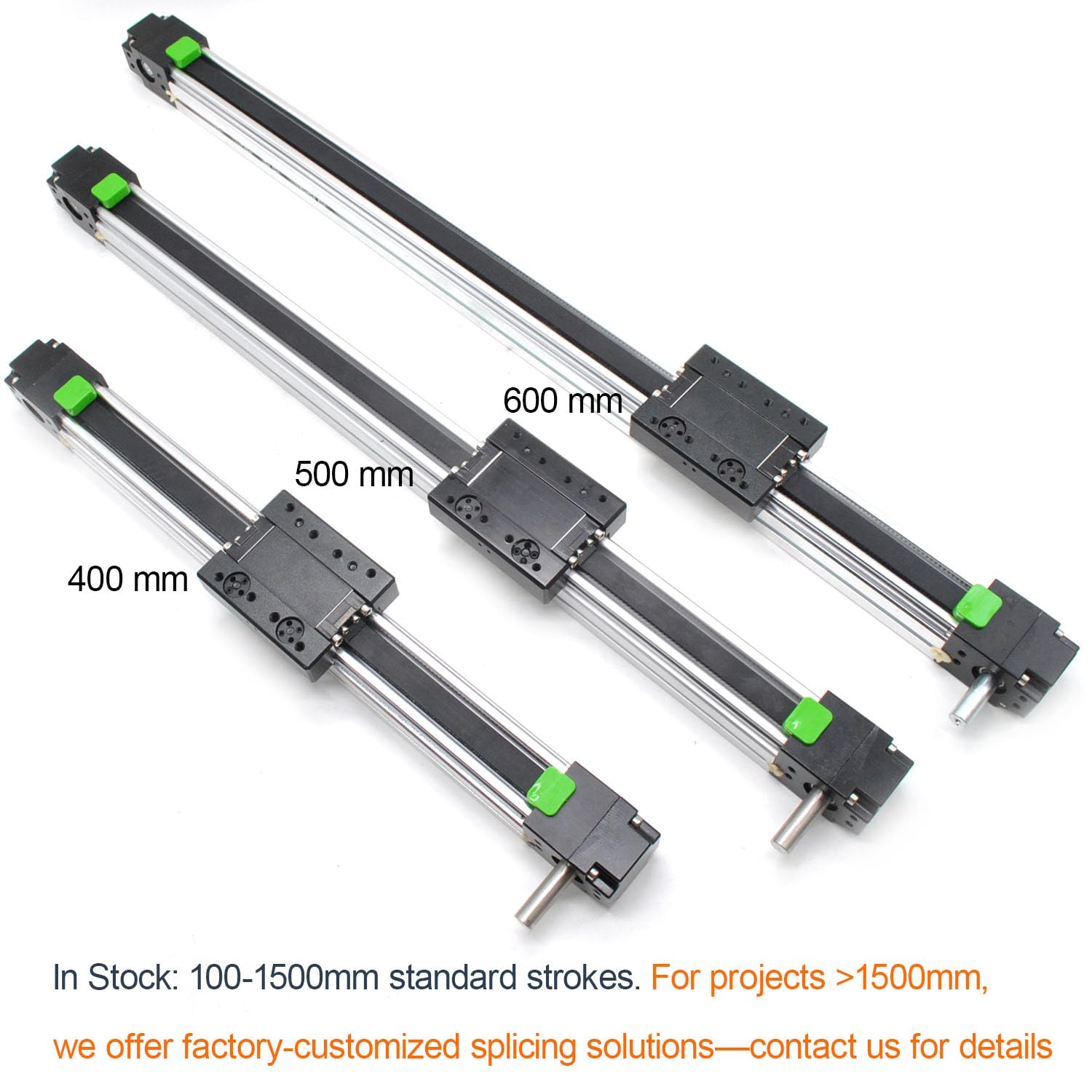 High Speed 300 MM 12 INCH Stroke Belt Drive Linear Guide Rail Motion Slide Actuator Module for CNC Linear Position Kit
