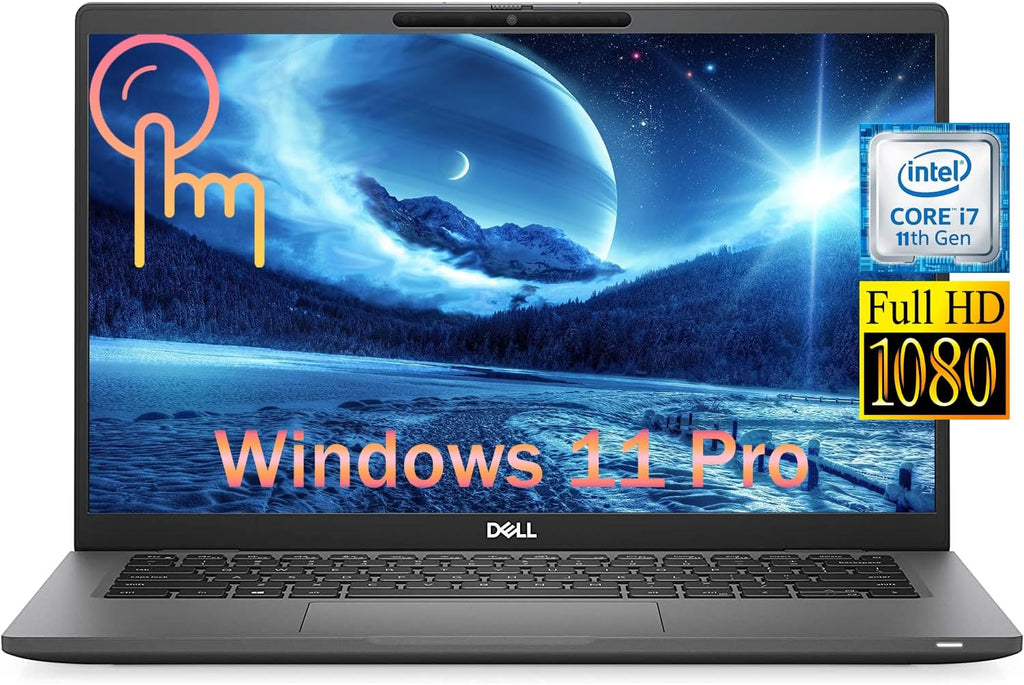 Dell Latitude 7420 Touchscreen Laptop Computer, Intel 11th Gen Core i7-1165G7, 16GB RAM, 512GB SSD, 14' FHD (1920x1080) Notebook, Backlit Keyboard Windows 11 Pro (Renewed)