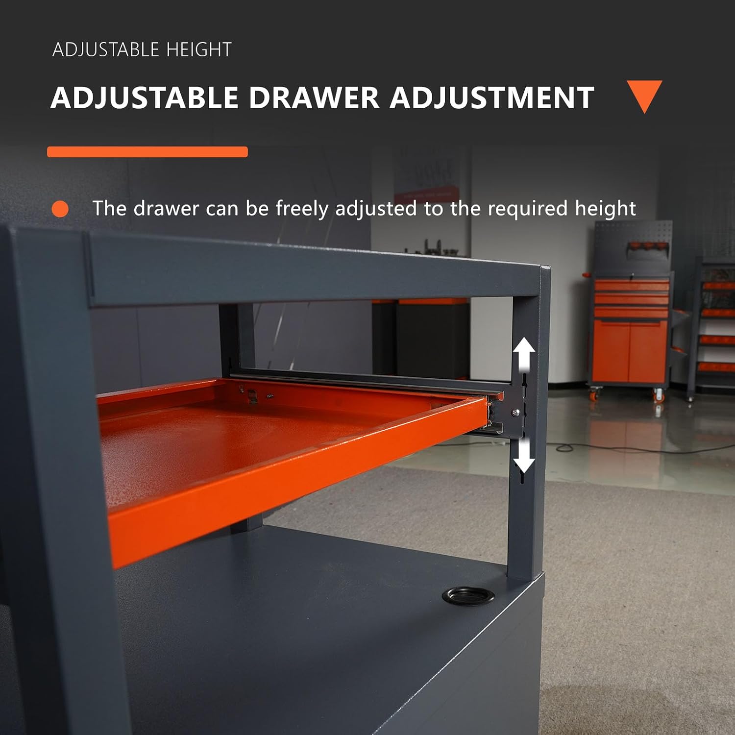 Steel Large AV Cart with Extra Storage Cabinet, Metal Presentation Cart with Keyboard Tray, Rolling Media Cart with Wheels for Computer Laptop Projector Printer